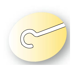 TB-14108-1 Jaffe-Knolle Iris Hook