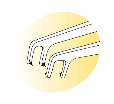 TF-11372-1 Polack Corneal Suturing Forceps