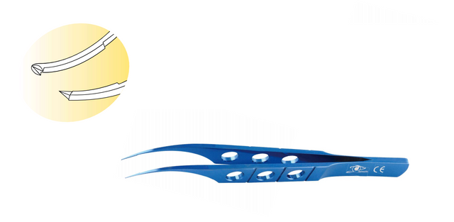 Colibri Conjunctiva Toothed Forceps 85mm