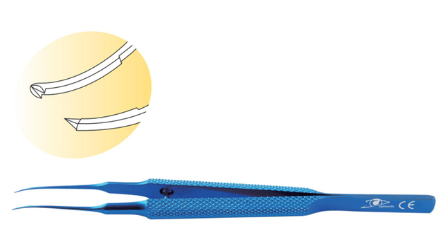 Curved Toothed Forceps